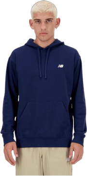 New Balance Felpa Sport Essentials French Terry Hoodie Blu