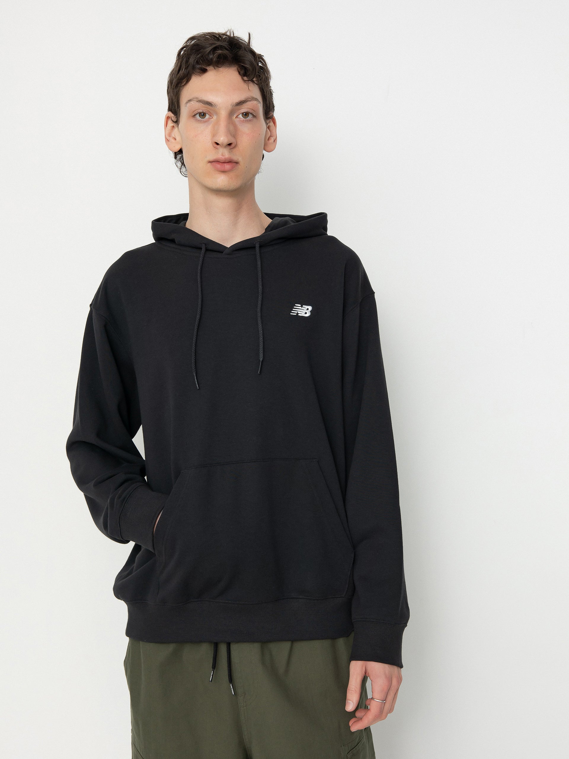New Balance Felpa Sport Essentials French Terry Hoodie Nero