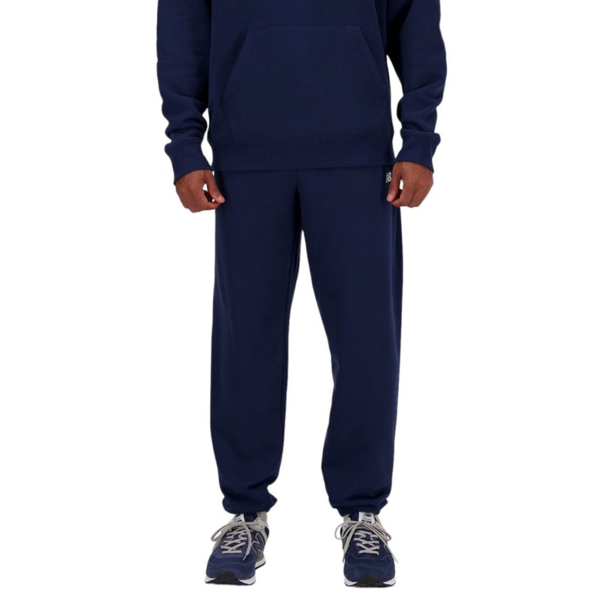 New Balance Pantaloni Sport Essentials French Terry Jogger Blu