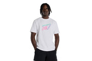 New Balance T-Shirt Classic Tri-Logo Bianco