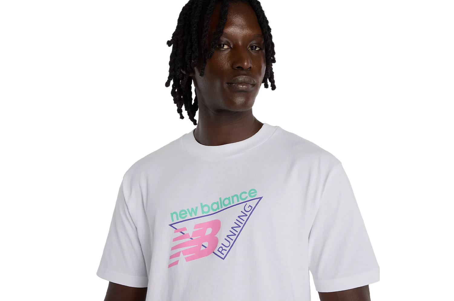 New Balance T-Shirt Classic Tri-Logo Bianco