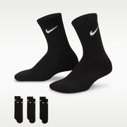 Calze Basics Crew Bambini (3 paia) - Nero