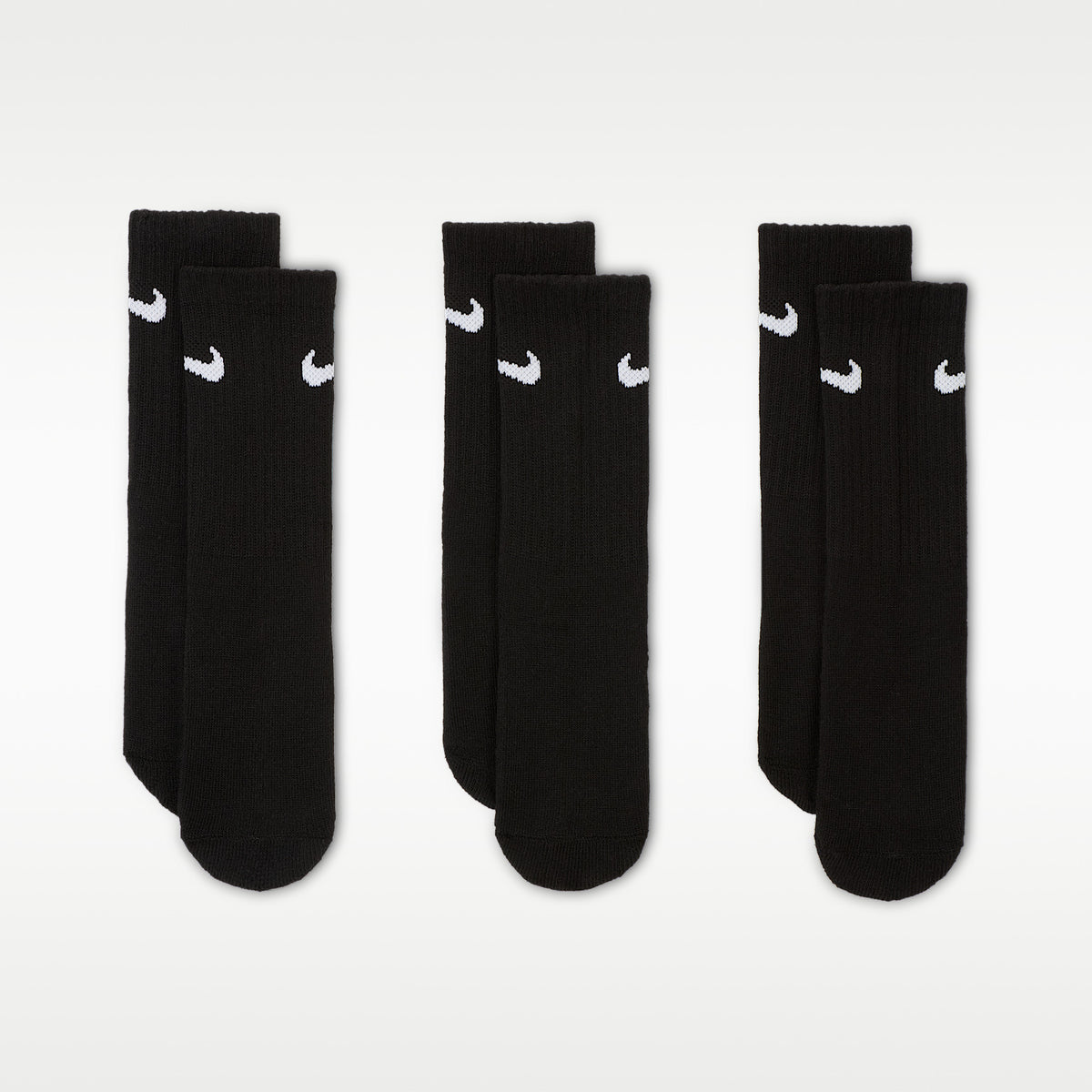 Calze Basics Crew Bambini (3 paia) - Nero