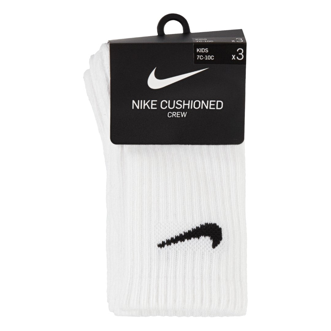 Nike Calze Cushioned Crew (3 paia) Bianco