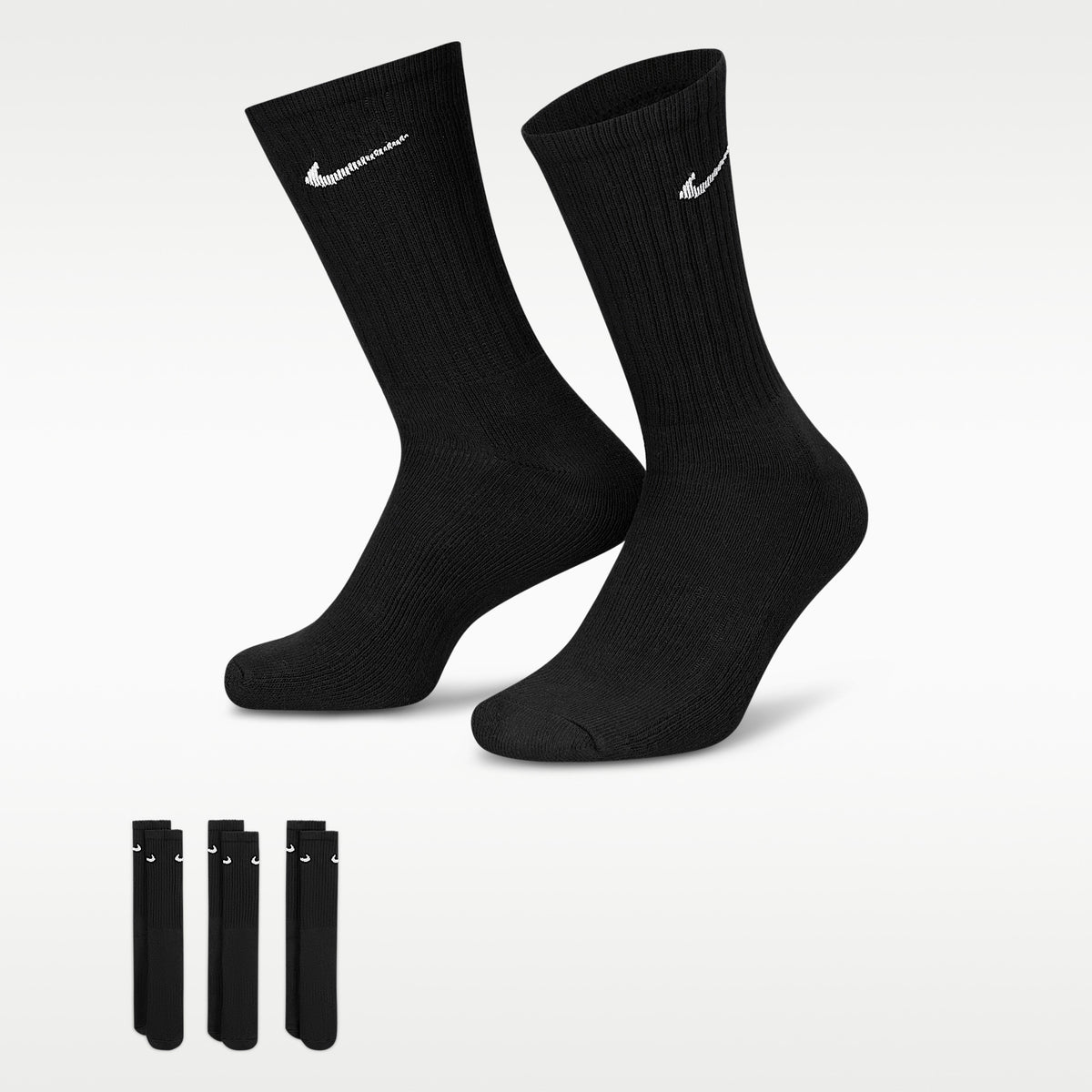 Calze Cushioned Training Medie - Nero
