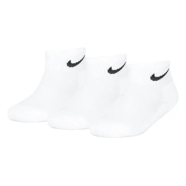 Nike Calze Sport Basic Quarter (3 paia) Bianco