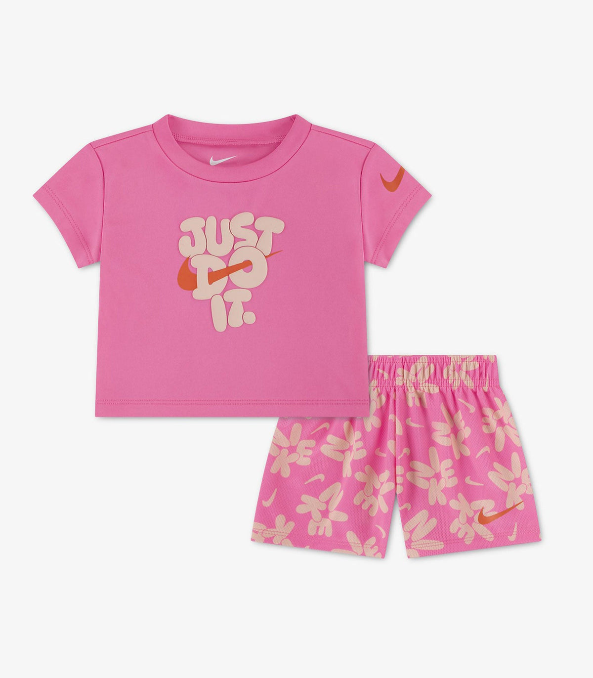 Nike Completo Sport Bold Play Mesh Short Set Rosa