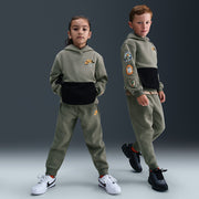 Completo Sport Felpa con Cappuccio e Jogger - Verde