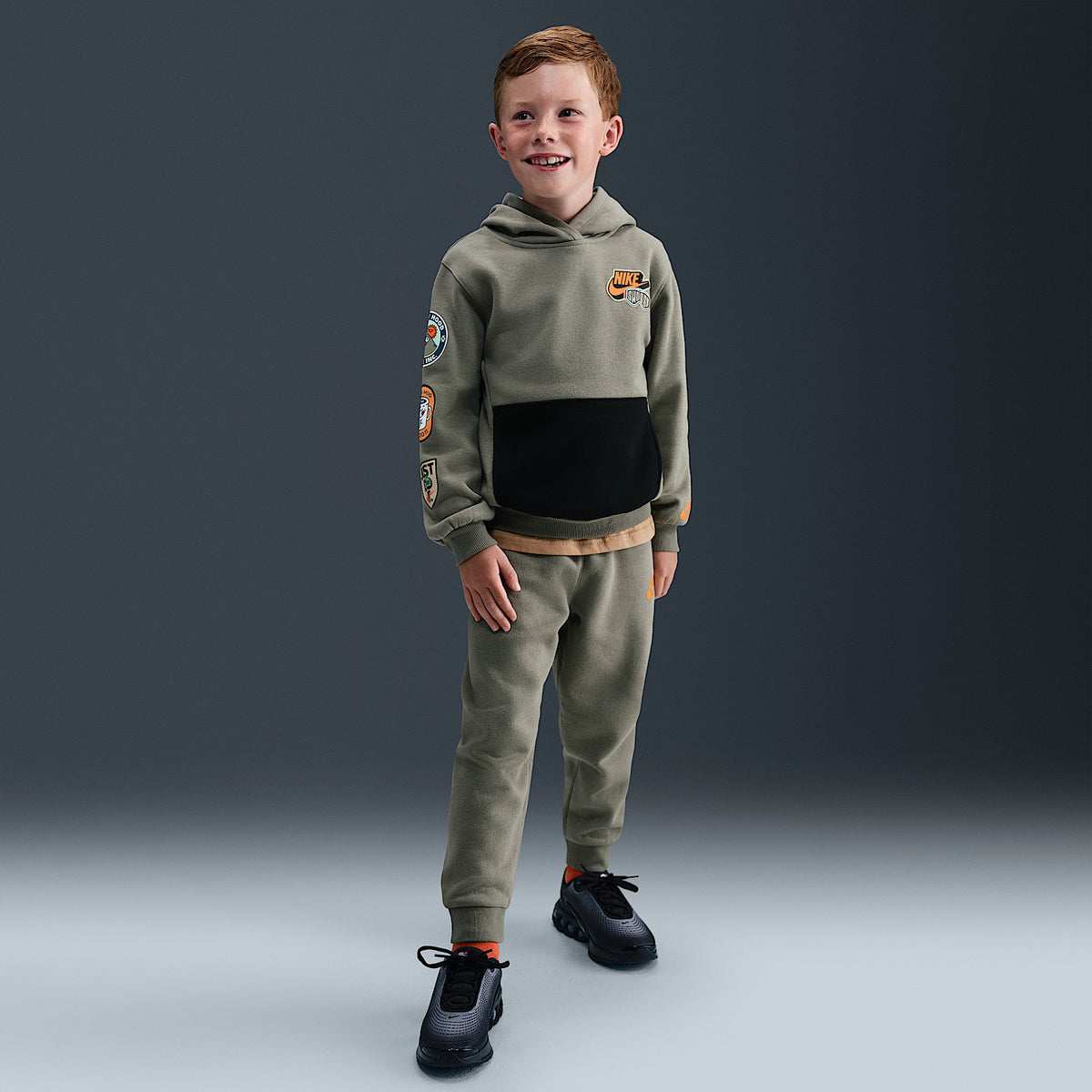 Completo Sport Felpa con Cappuccio e Jogger - Verde