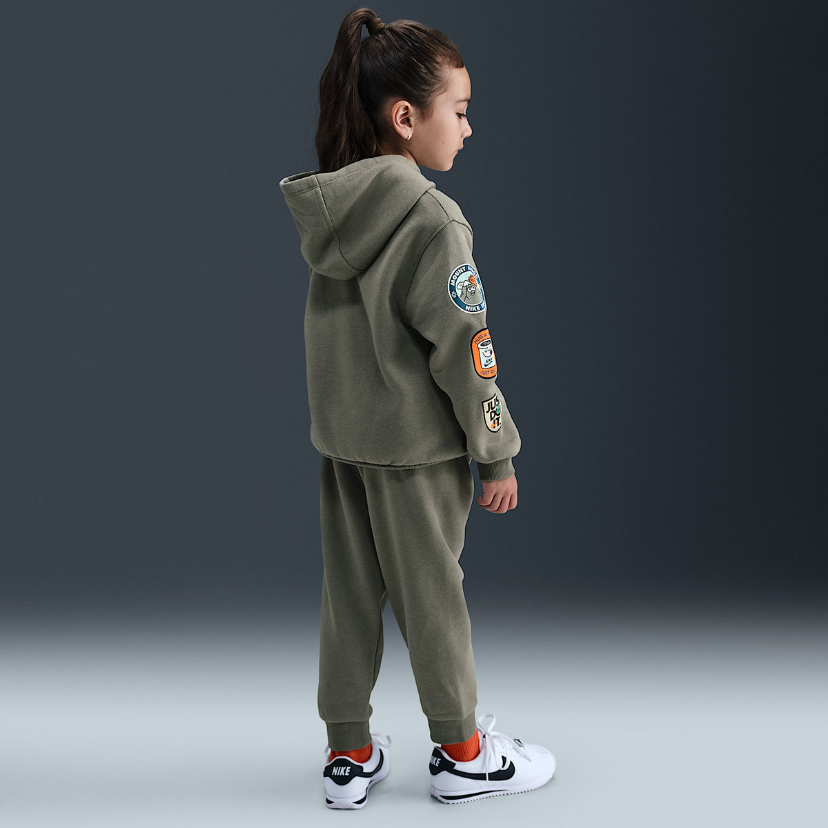 Completo Sport Felpa con Cappuccio e Jogger - Verde