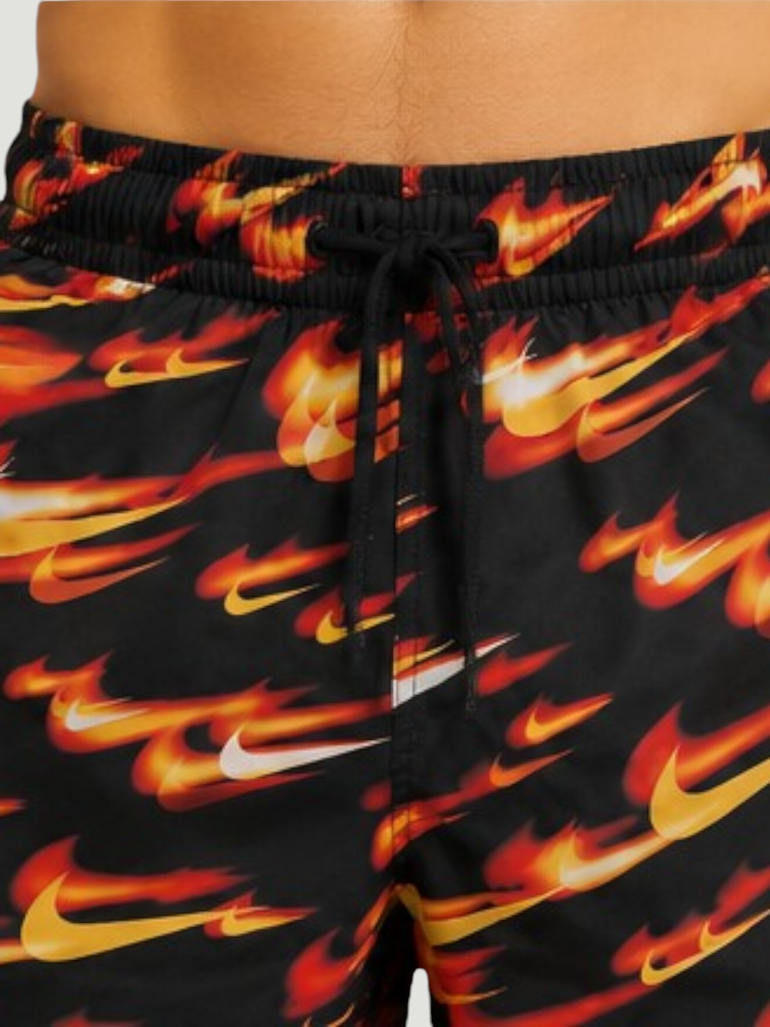 Nike Costume Boxer Swim All-Over Print 5" Volley Rosso