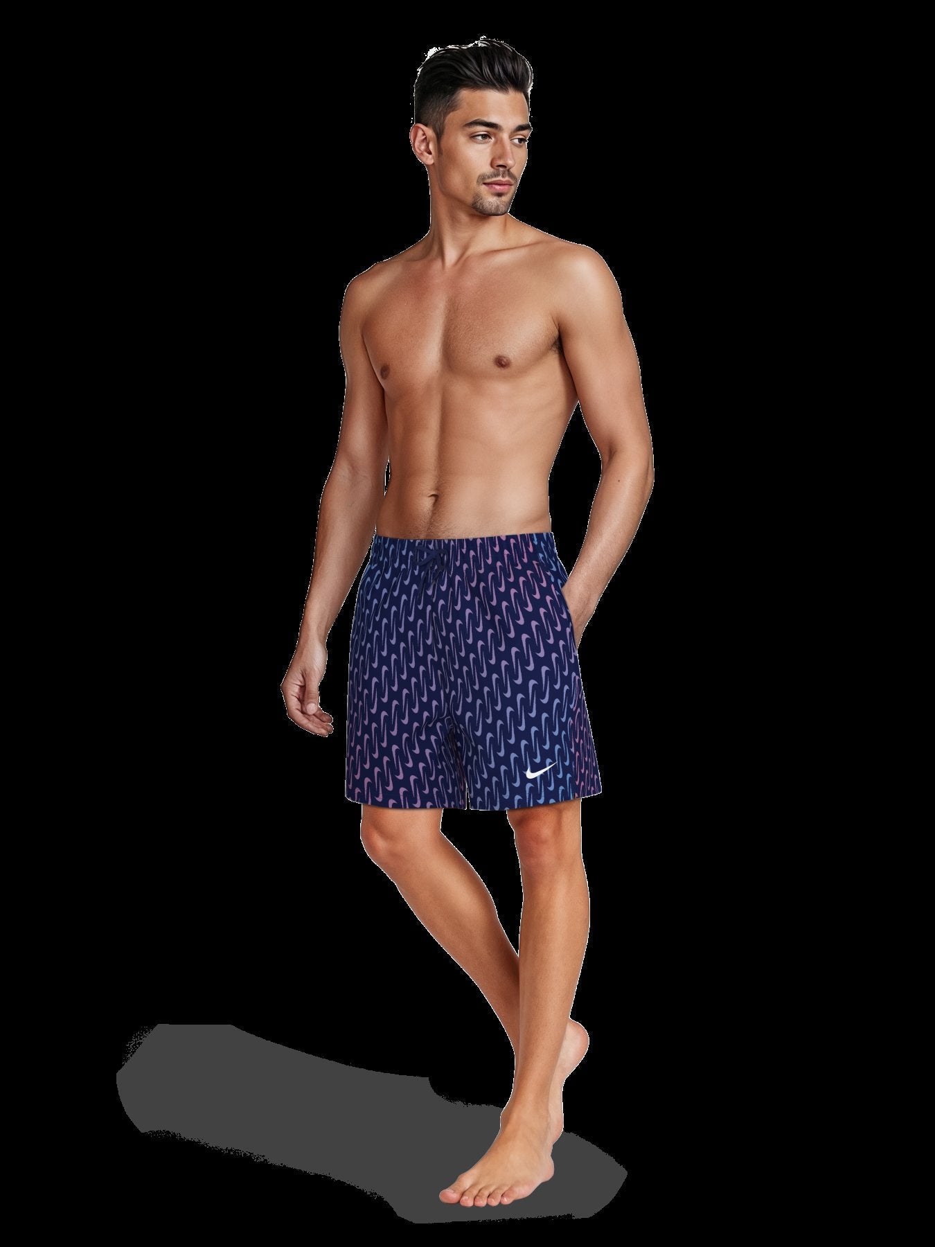 Nike Costume Boxer Swim Breaker 5" Volley Blu
