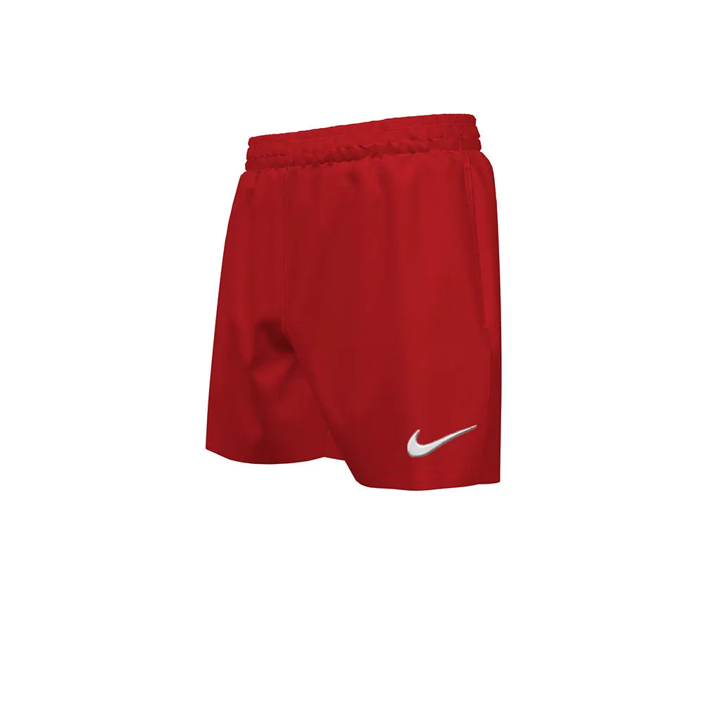 Nike Costume Boxer Swim Essential Volley 4" Rosso