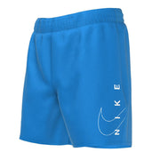 Nike Costume Boxer Swim Split Logo 4" Volley Blu