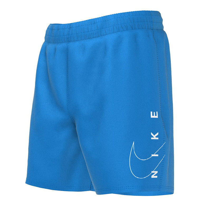 Nike Costume Boxer Swim Split Logo 4" Volley Blu