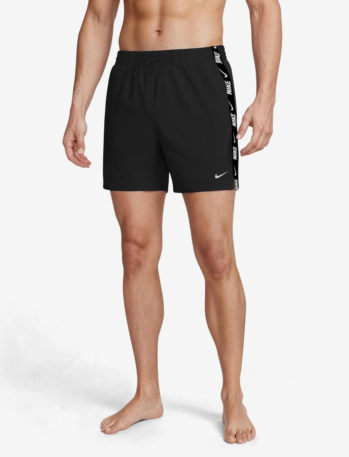 Nike Costume Boxer Swim Volley 5" Logo Tape Nero