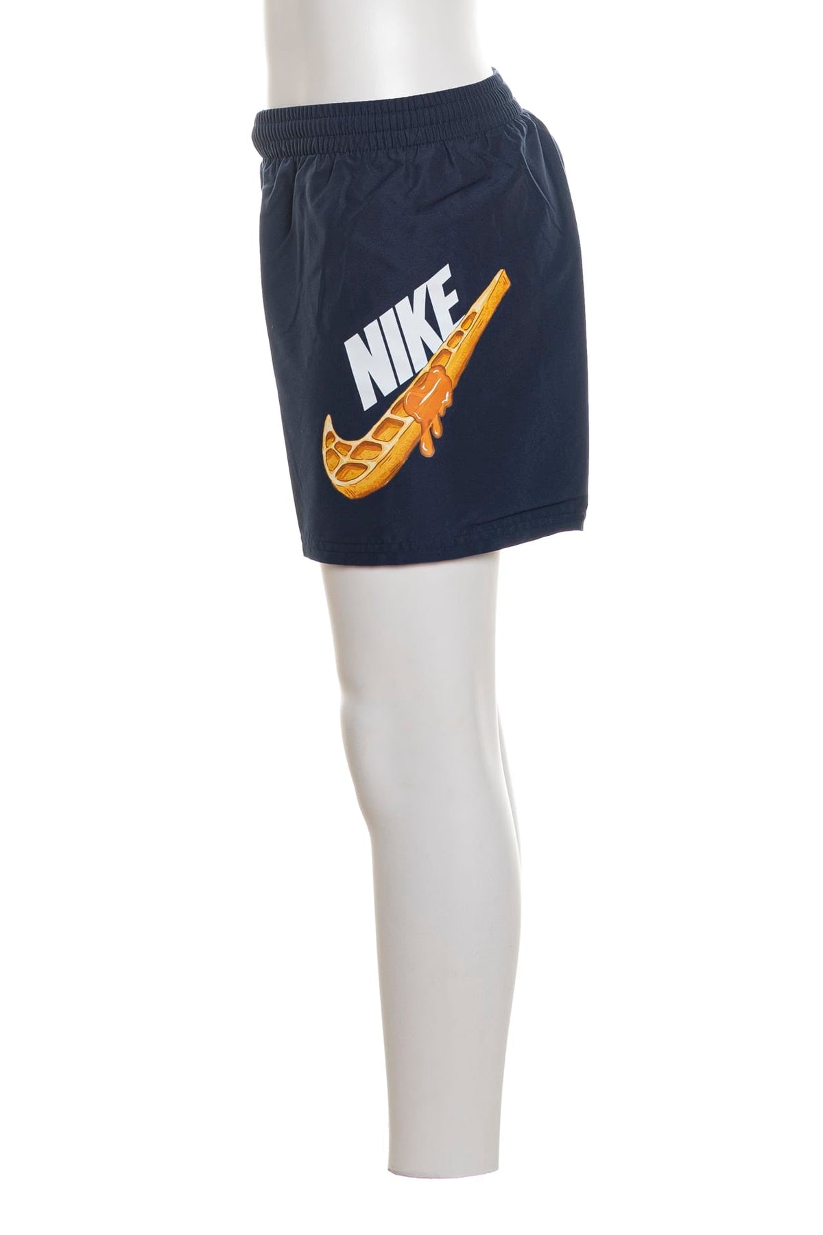 Costume Boxer Swim Volley Short 4" Waffle - Blu Navy