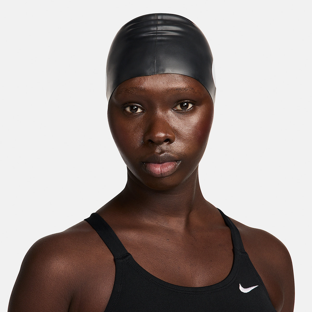 Cuffia Swim in Silicone - Nero