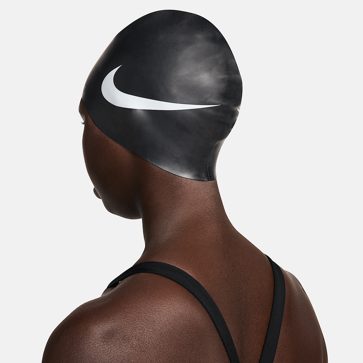 Cuffia Swim in Silicone - Nero