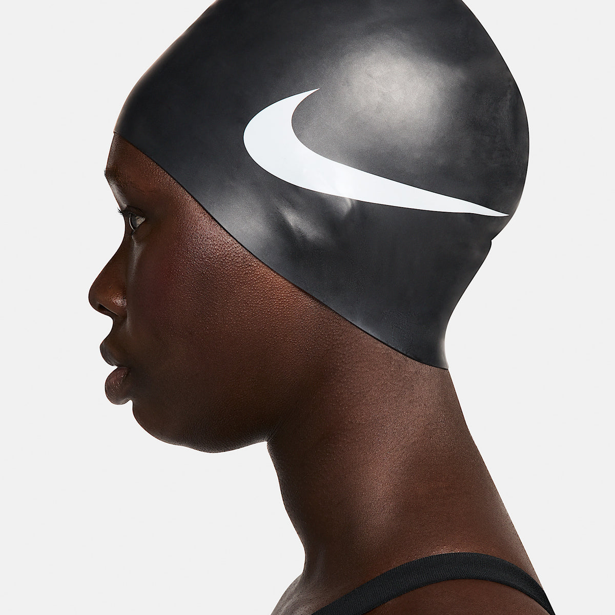 Cuffia Swim in Silicone - Nero