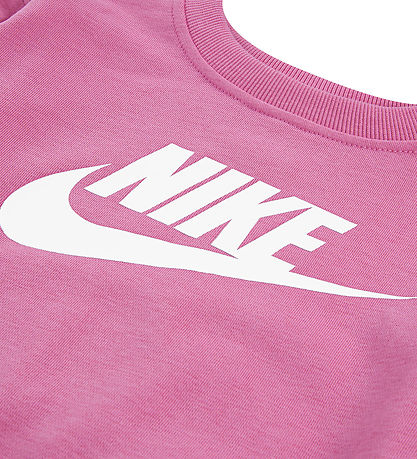 Nike Felpa Club Fleece Bambina Rosa