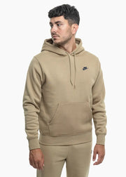 Felpa Club Pullover con Cappuccio - Beige