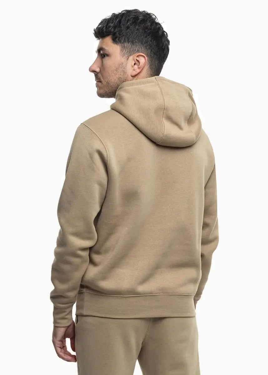 Felpa Club Pullover con Cappuccio - Beige