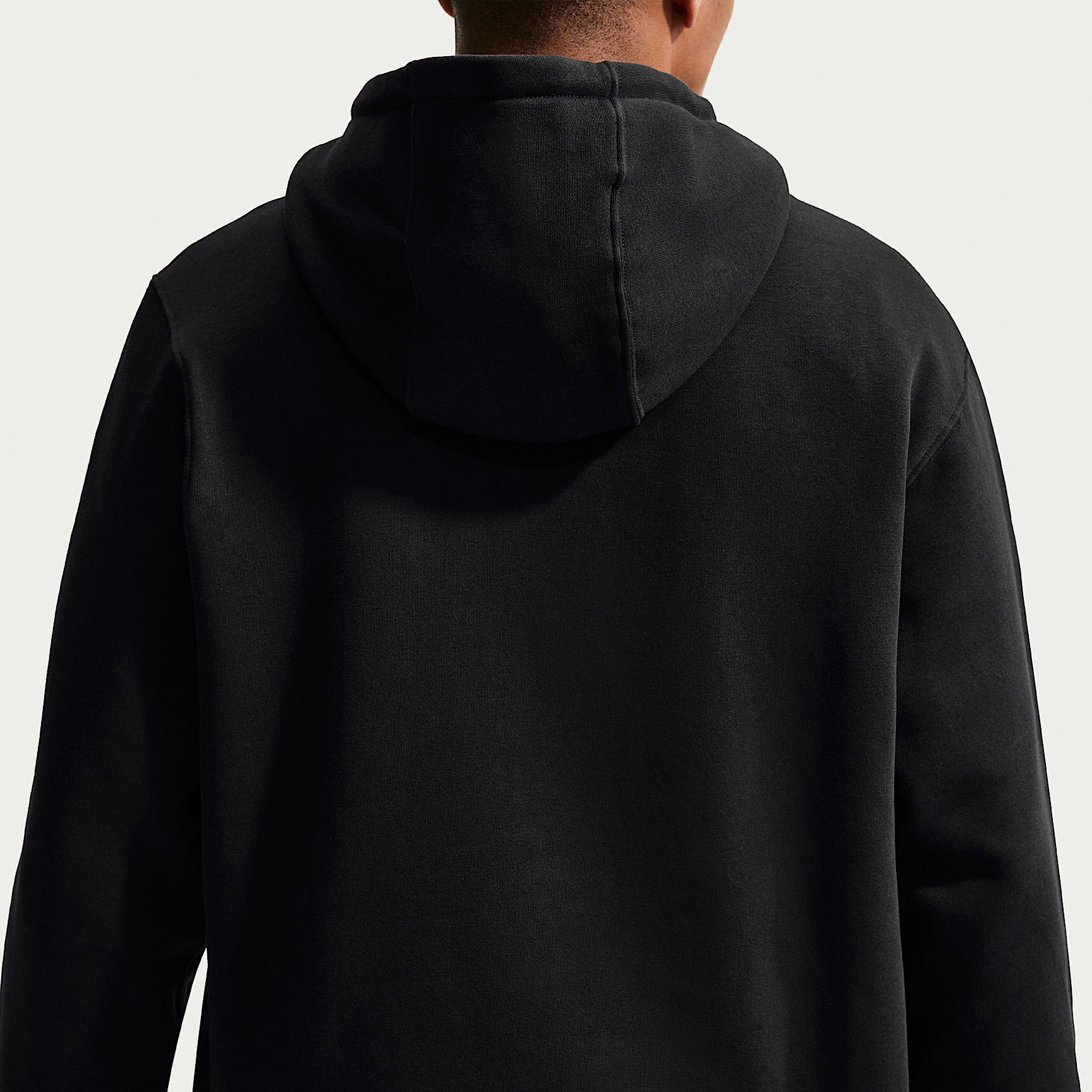 Felpa Club Pullover con Cappuccio - Nero