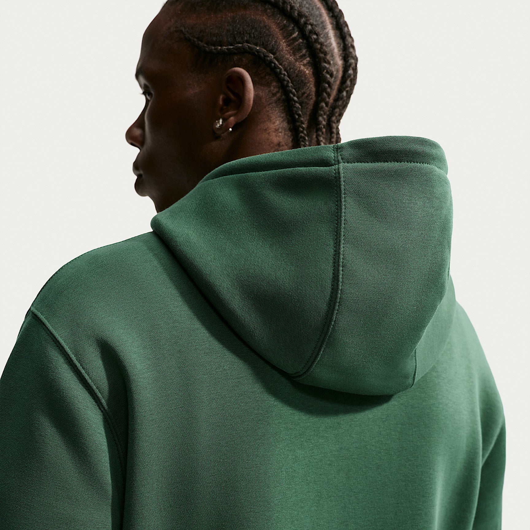 Felpa Club Pullover con Cappuccio - Verde