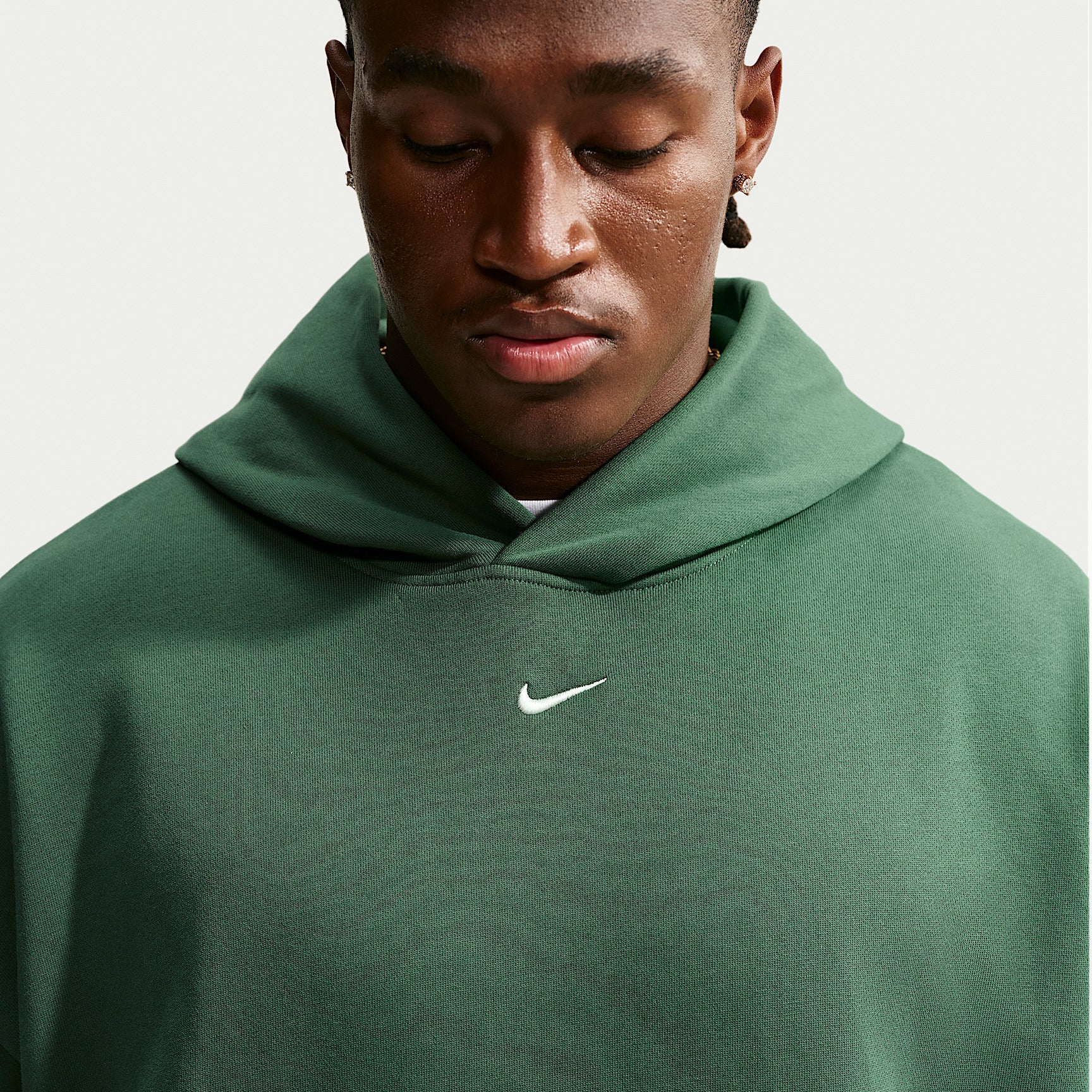 Felpa Club Pullover con Cappuccio - Verde