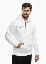 Felpa Park 26 Fleece con Cappuccio - Bianco