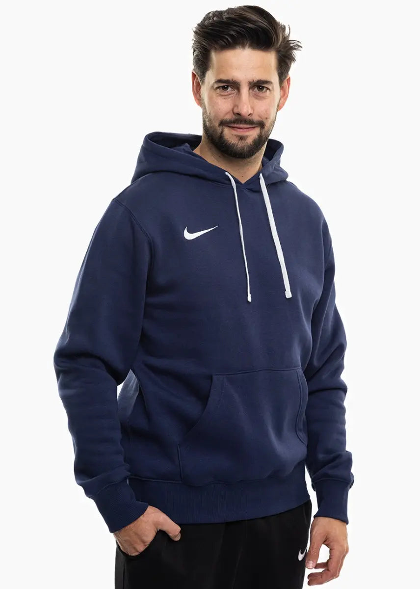 Felpa Park 26 Fleece con Cappuccio - Blu Navy