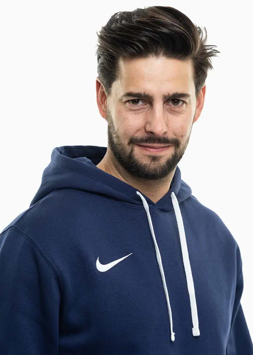 Felpa Park 26 Fleece con Cappuccio - Blu Navy