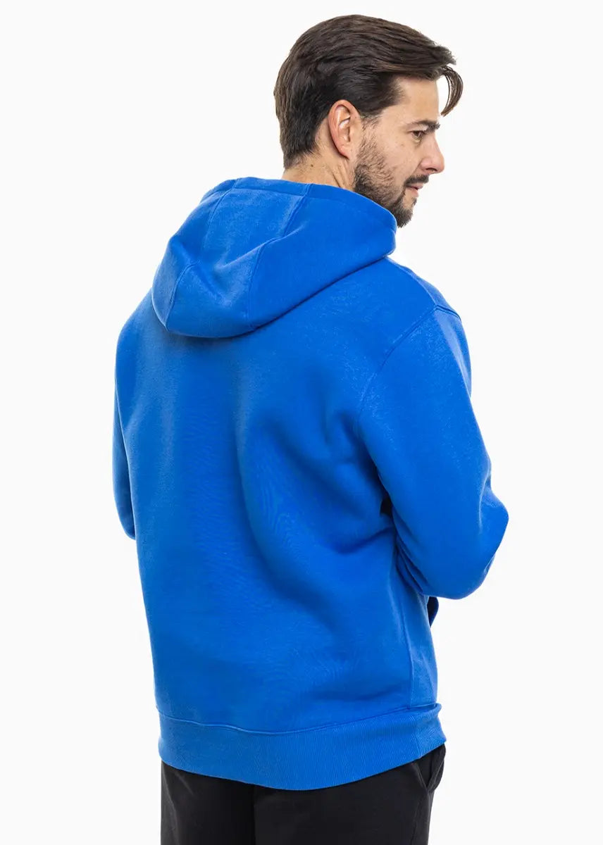 Felpa Park 26 Fleece con Cappuccio - Blu