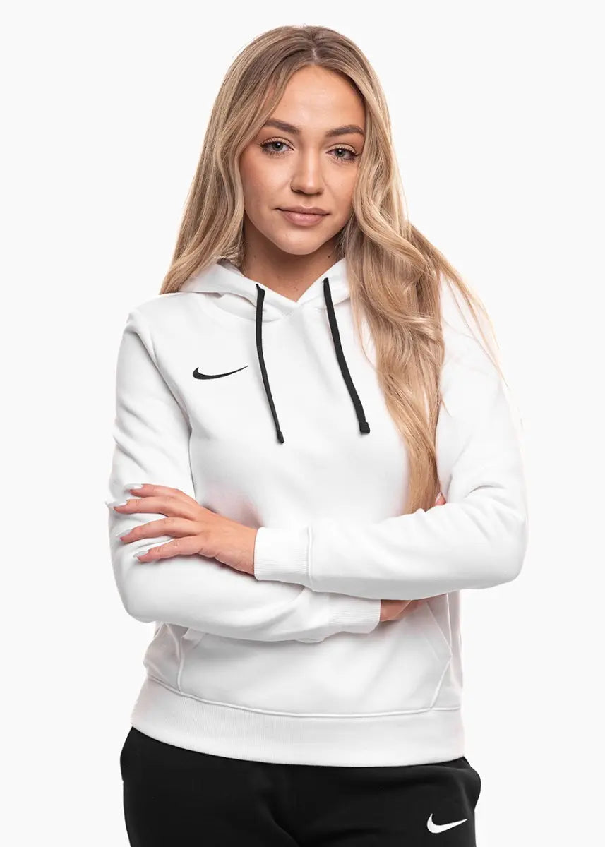 Felpa Park 26 Fleece con Cappuccio (Donna) - Bianco