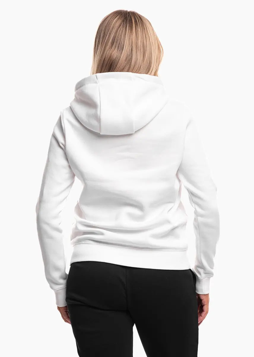 Felpa Park 26 Fleece con Cappuccio (Donna) - Bianco