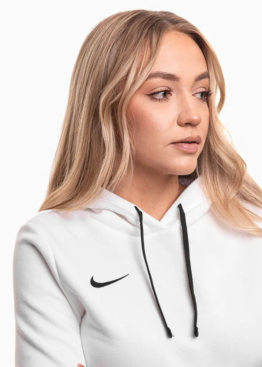 Felpa Park 26 Fleece con Cappuccio (Donna) - Bianco