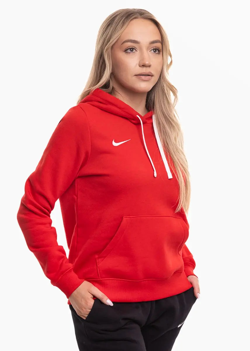 Felpa Park 26 Fleece con Cappuccio (Donna) - Rosso