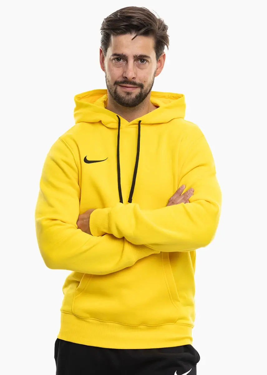 Felpa Park 26 Fleece con Cappuccio - Giallo