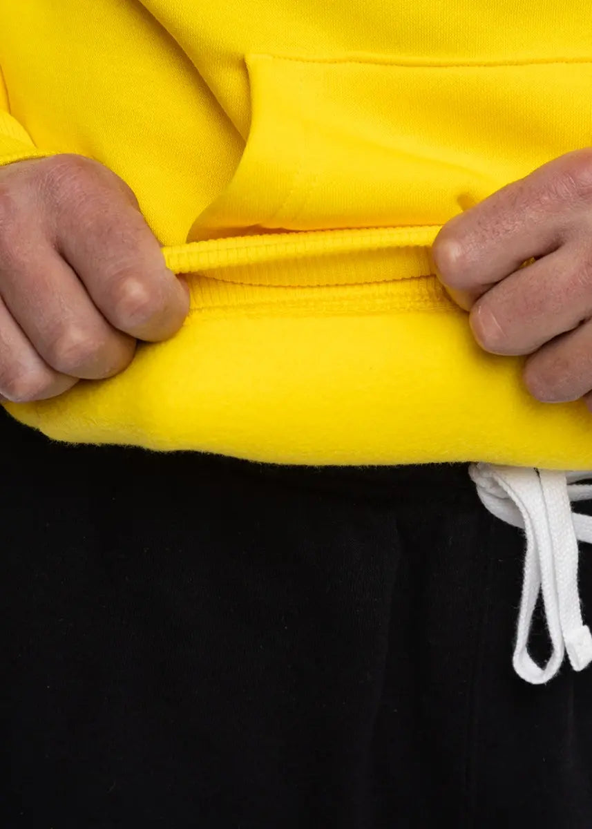 Felpa Park 26 Fleece con Cappuccio - Giallo