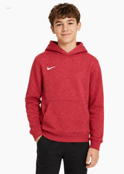 Felpa Park 26 Fleece con Cappuccio Junior - Rosso