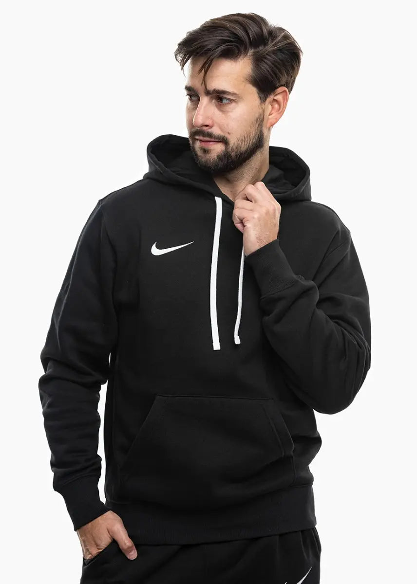Felpa Park 26 Fleece con Cappuccio - Nero