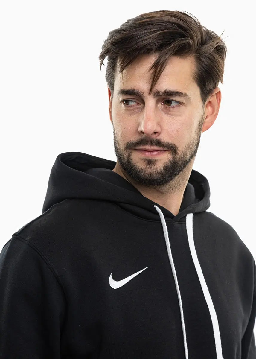 Felpa Park 26 Fleece con Cappuccio - Nero