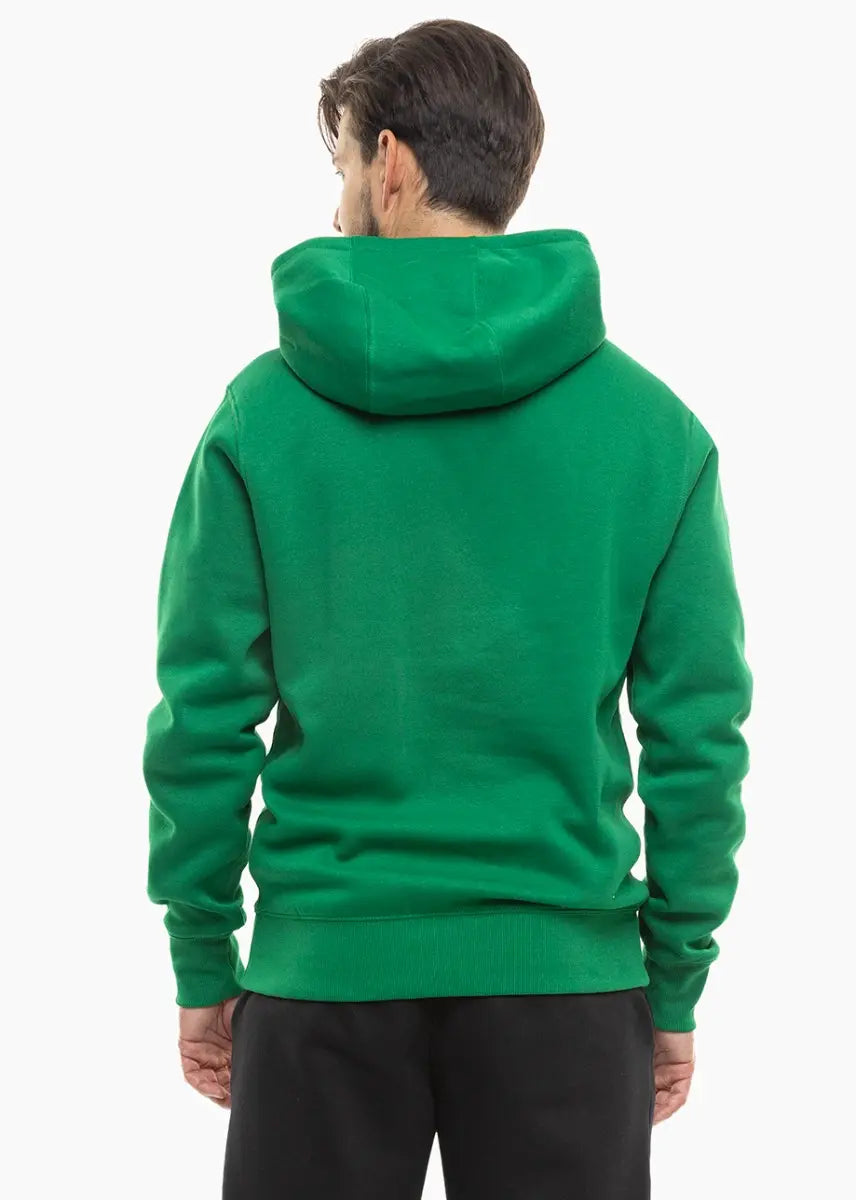 Felpa Park 26 Fleece con Cappuccio - Verde