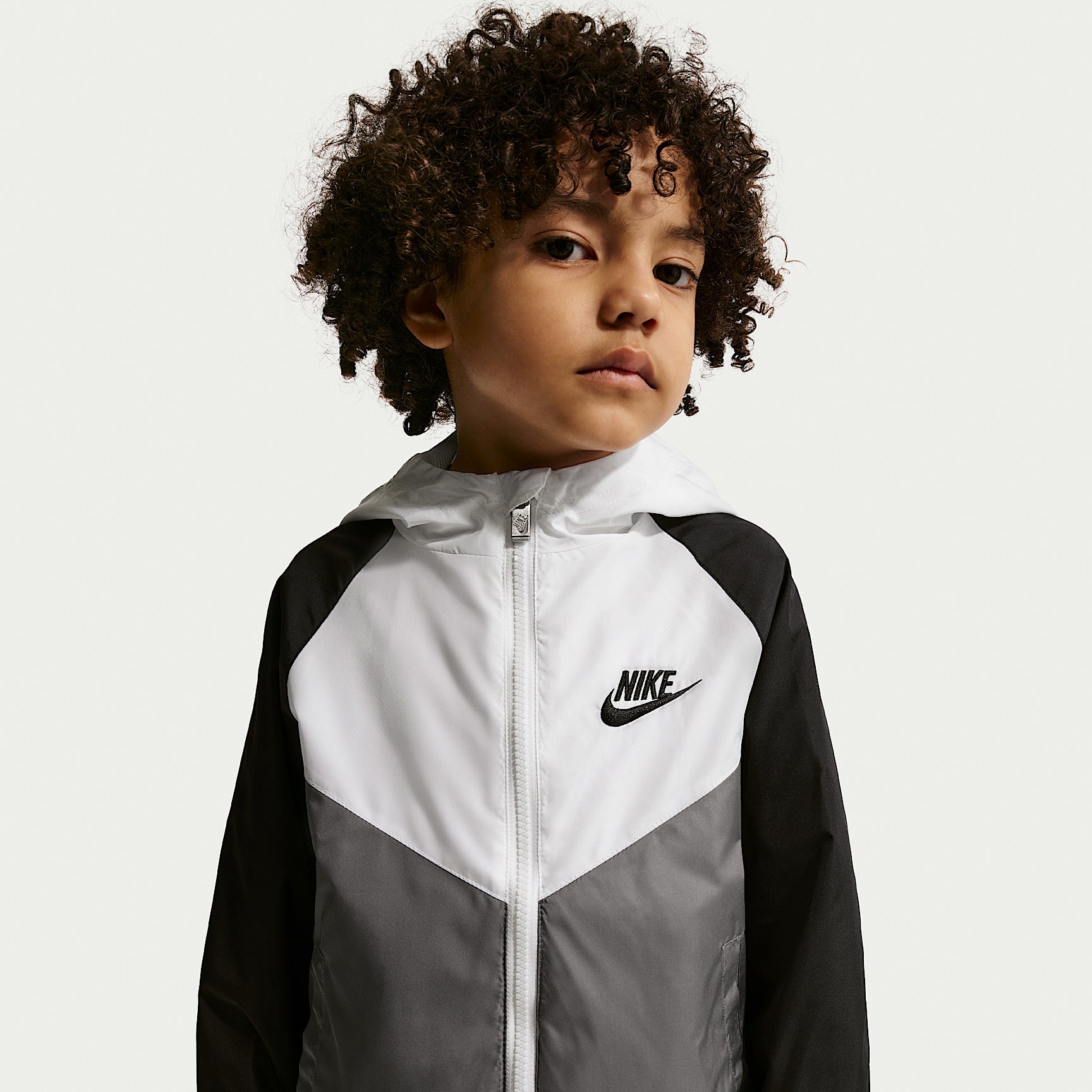 Giacca a Vento New Chevron Windrunner - Bianco