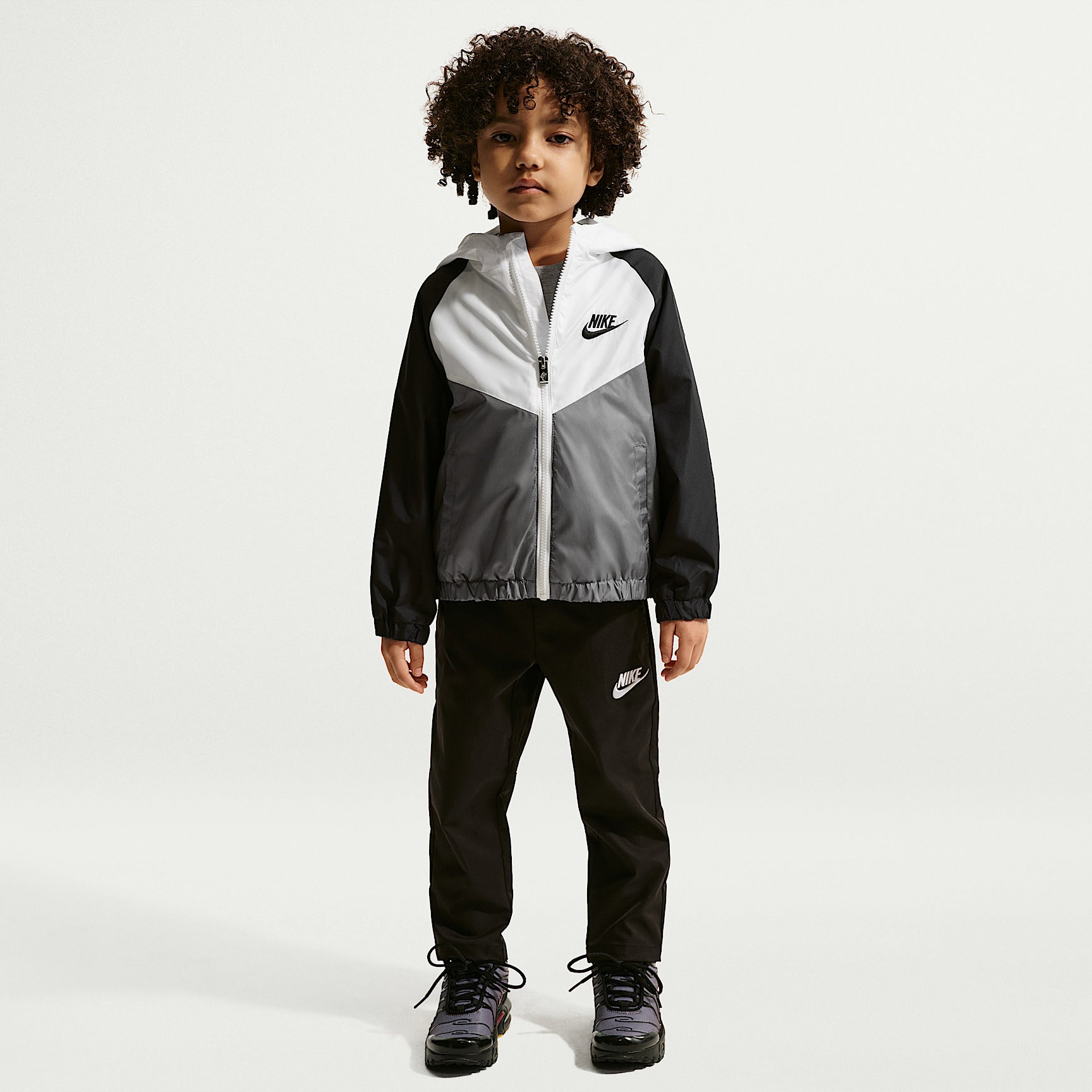 Giacca a Vento New Chevron Windrunner - Bianco