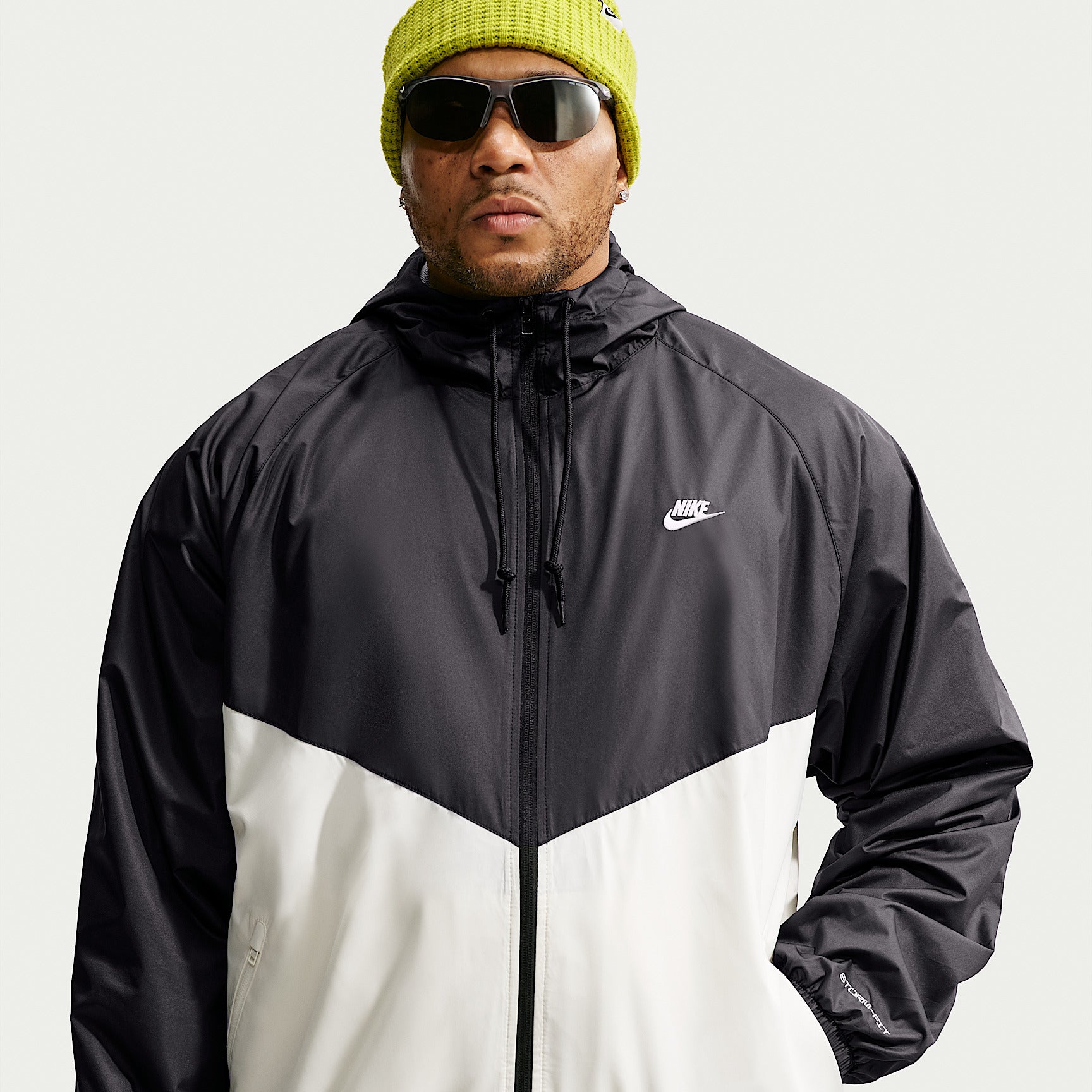 Giacca Windrunner Foderata - Nero