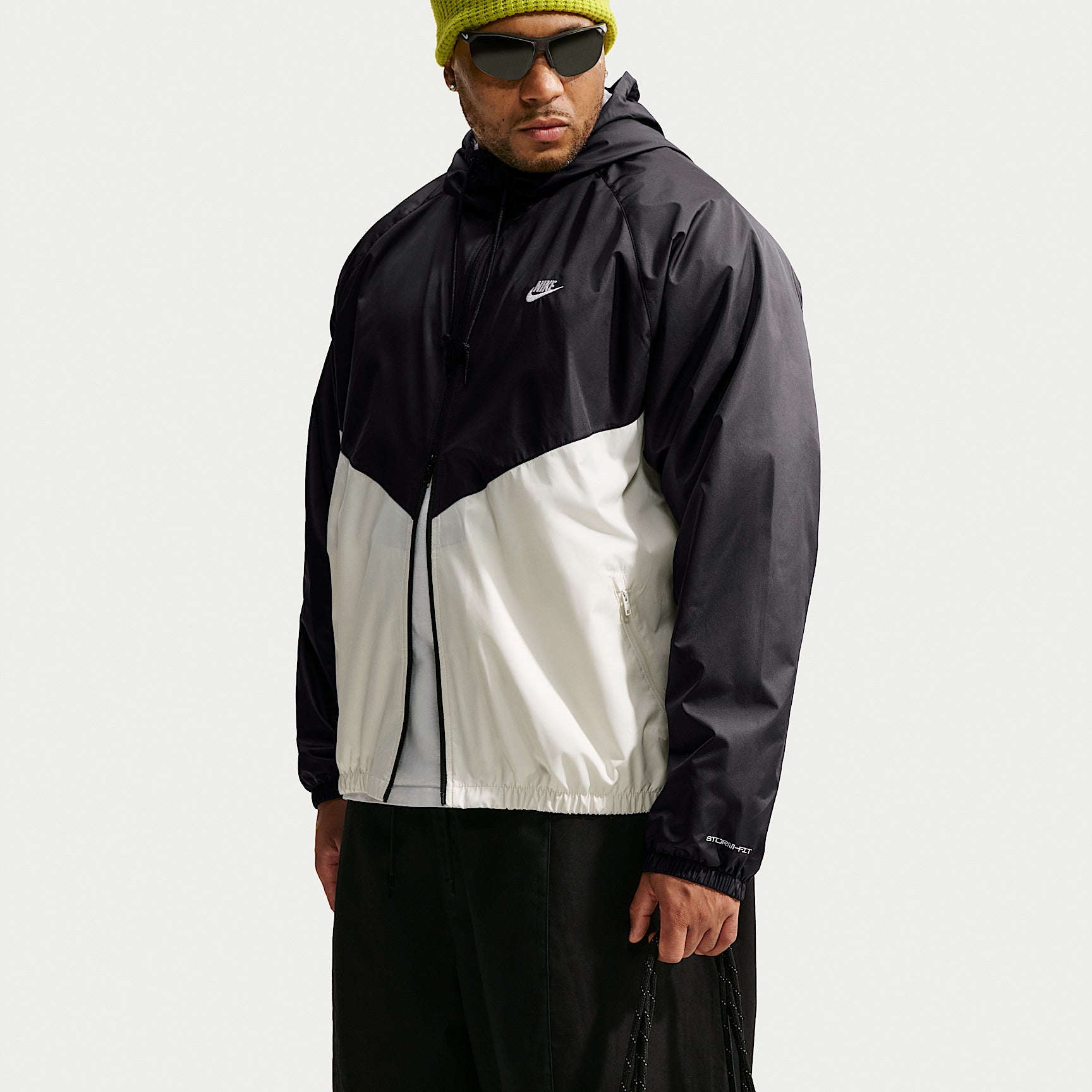 Giacca Windrunner Foderata - Nero