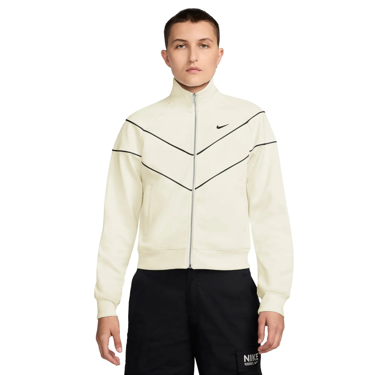 Giacca Windrunner Sportswear in Maglia - Bianco