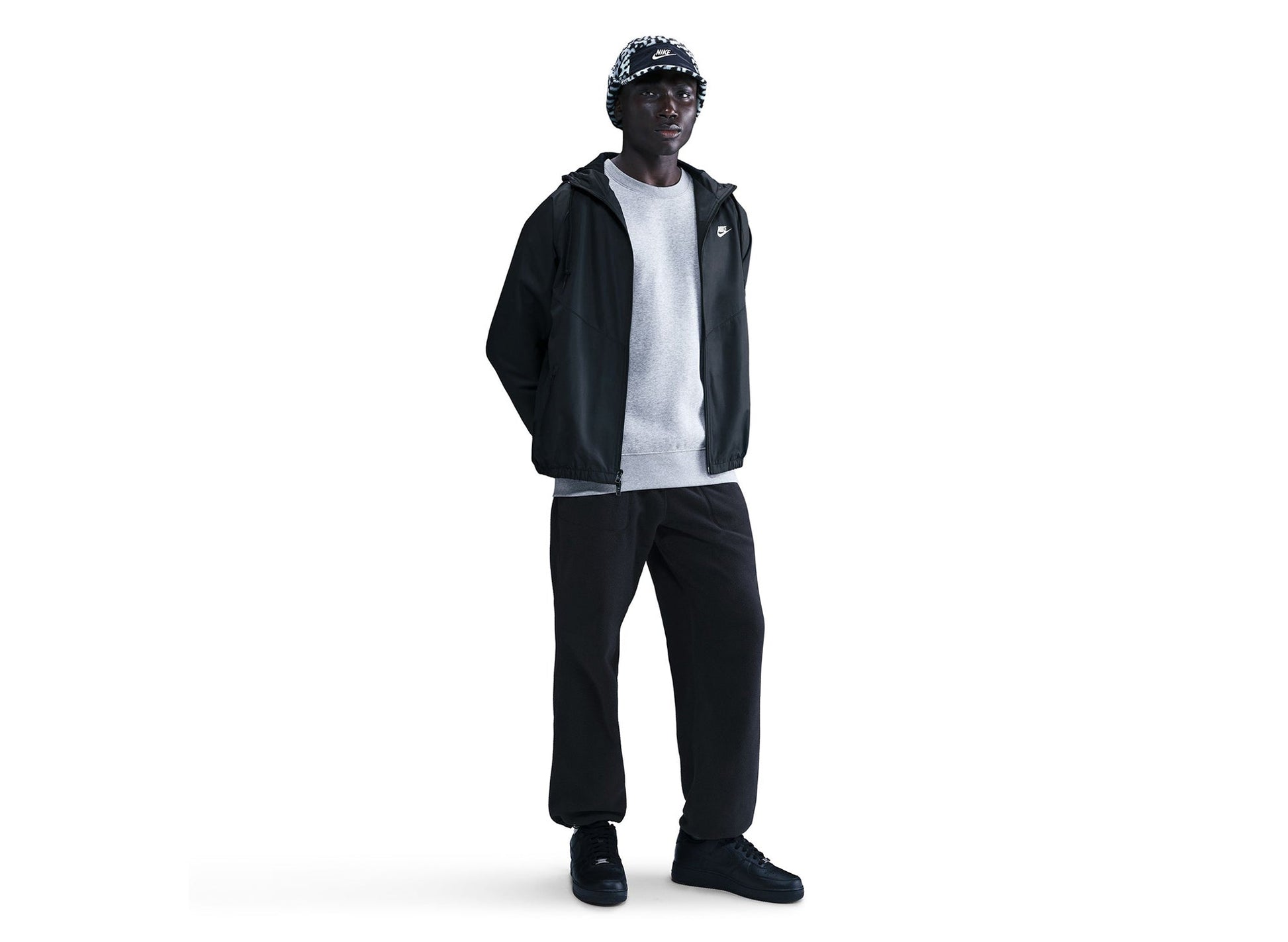 Nike Giubbino Windrunner Lined Jacket Bianco